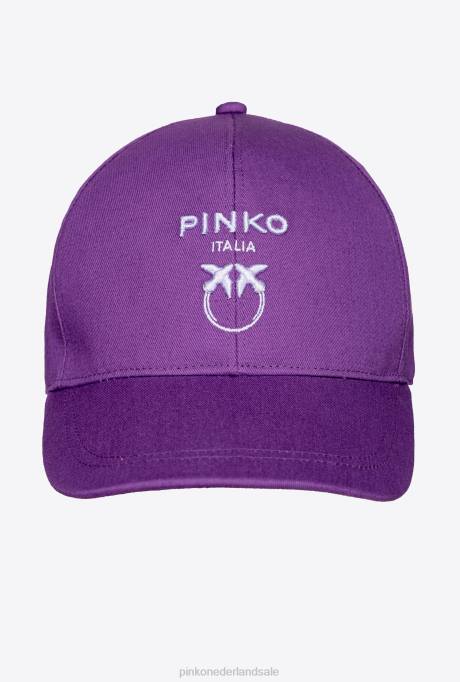 hoeden | L4881261 liefde vogels baseball cap Pinko lavendel lila