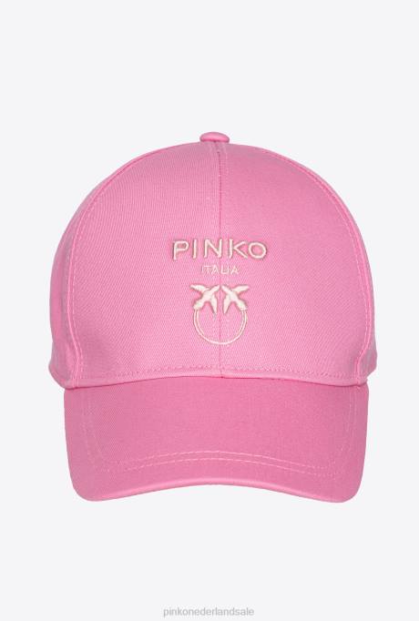 hoeden | L4881263 liefde vogels baseball cap Pinko convolvulus roze
