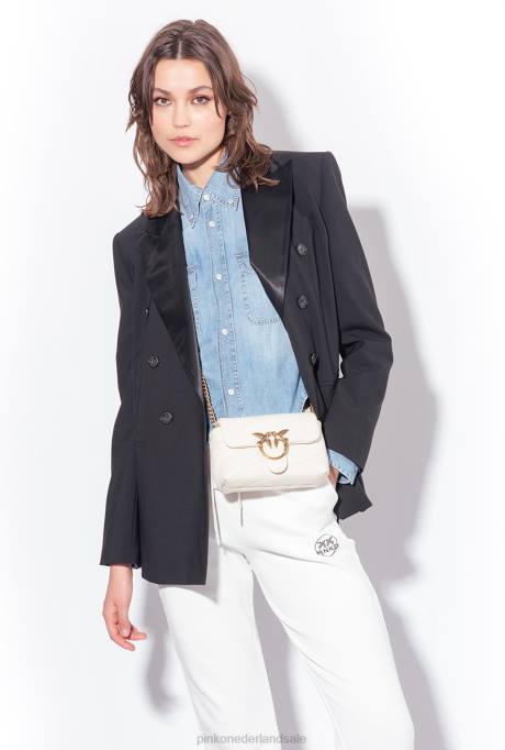 overhemden | L488295 spijkerhemd met westers borduursel Pinko lichte wassing