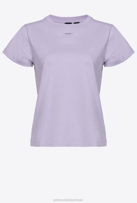 t-shirt | L488410 t-shirt met micro Pinko lila - lichte sorbet