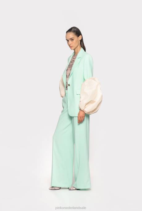 truien | L488361 top met lange mouwen en tatoeageprint Pinko naakt/zwart