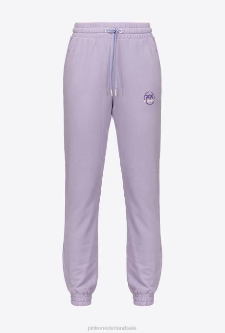 joggingkleding en leggings | L488715 joggingbroek met logoprint Pinko lila - lichte sorbet