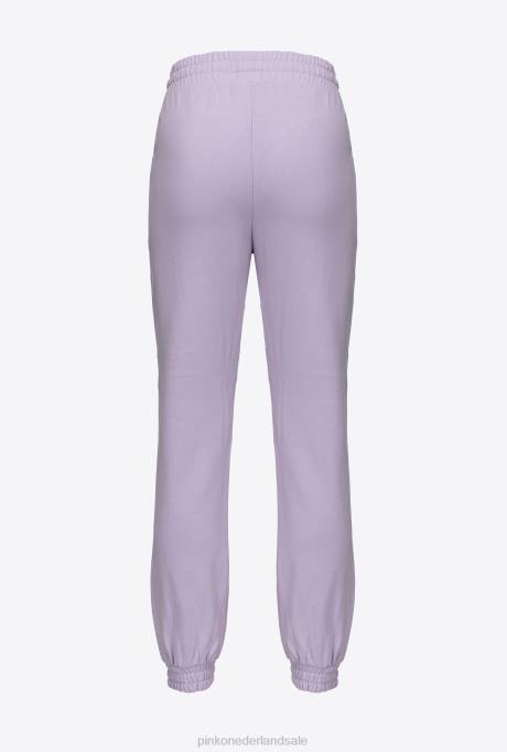 joggingkleding en leggings | L488715 joggingbroek met logoprint Pinko lila - lichte sorbet