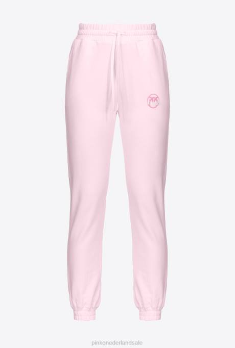 joggingkleding en leggings | L488717 joggingbroek met logoprint Pinko stoffige lila