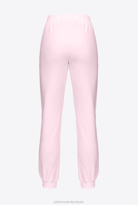joggingkleding en leggings | L488717 joggingbroek met logoprint Pinko stoffige lila