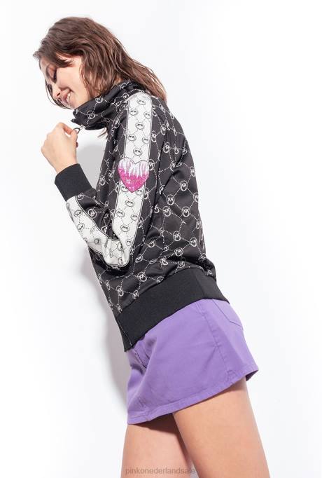 korte broek | L488675 korte broek in minirokstijl met riem Pinko lavendel lila