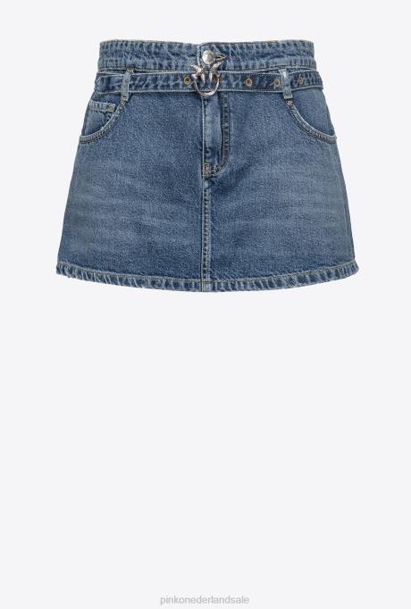 korte broek | L488689 spijkerbroeken Pinko donkere vintage wassing