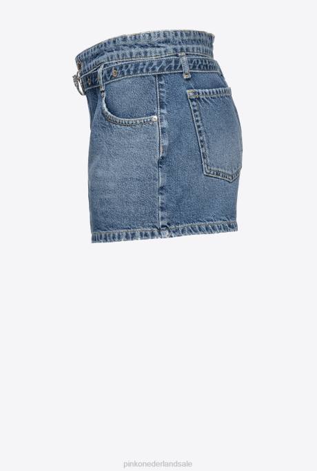 korte broek | L488689 spijkerbroeken Pinko donkere vintage wassing