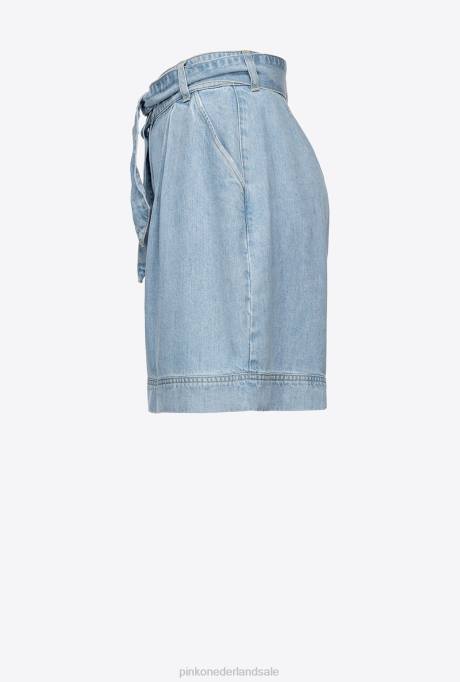 korte broek | L488749 vloeiende spijkerbroek Pinko halverwege de was