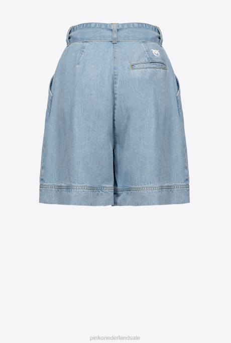 korte broek | L488749 vloeiende spijkerbroek Pinko halverwege de was