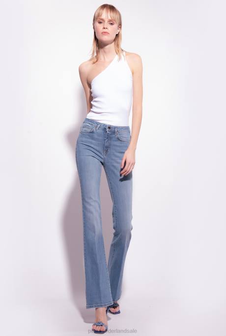 spijkerbroek | L488846 stretchjeansjeans Pinko medium lichte wassing