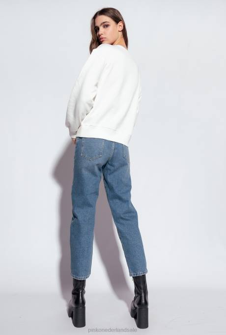 spijkerbroek | L488875 mom-fit jeans van authentiek denim uit de jaren 90 Pinko dol. porselein blauw