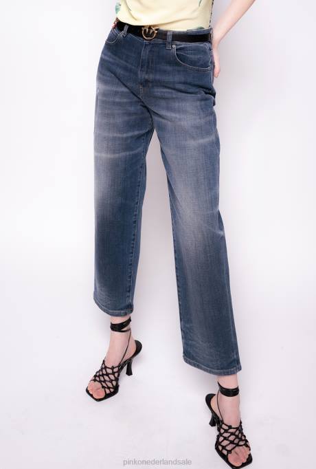 spijkerbroek | L488889 mom-fit vintage spijkerbroek Pinko mostrine blauw