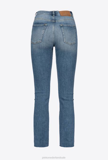 spijkerbroek | L488894 bootcut enkellange jeans Pinko dol. porselein blauw