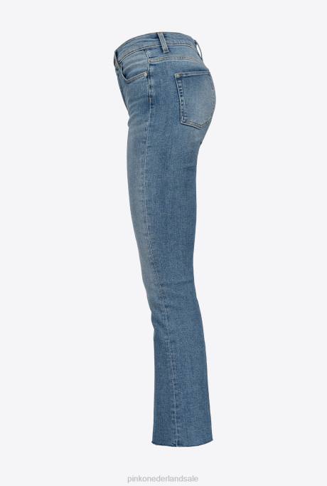 spijkerbroek | L488894 bootcut enkellange jeans Pinko dol. porselein blauw