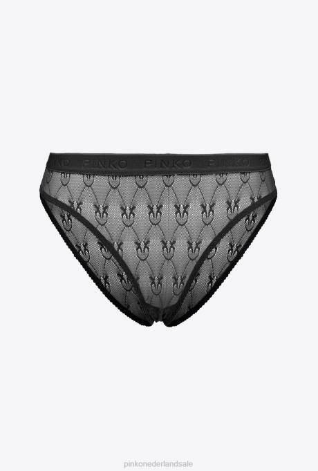 ondergoed | L488964 kanten slip Pinko limousine zwart