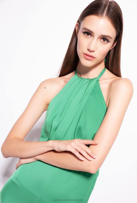 jumpsuits en tuinbroeken | L4886 lichte jumpsuit met sjerp Pinko amazone