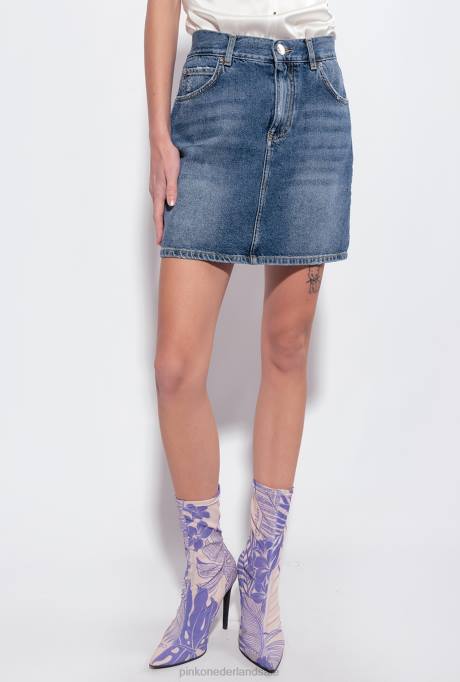 minirokjes | L488920 vintage denim minirok Pinko medium vintage wassing
