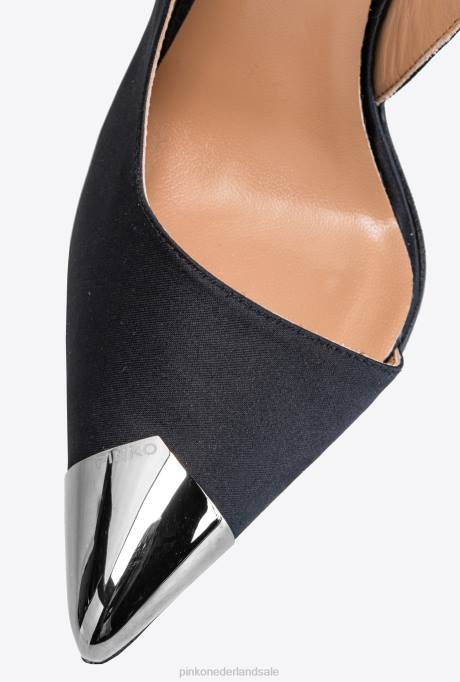 schoenen | L4881080 pumps met metalen neus Pinko limousine zwart