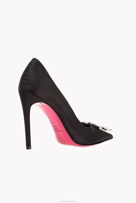 schoenen | L4881081 pumps met liefdesvogels juweel detail Pinko limousine zwart