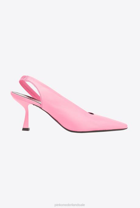 schoenen | L4881084 slingbacks van nappaleer Pinko zee roze