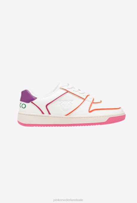 sportschoenen | L4881118 sportschoenen | acc Pinko wit/fuchsia/oranje