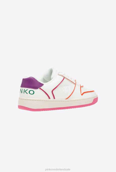 sportschoenen | L4881118 sportschoenen | acc Pinko wit/fuchsia/oranje