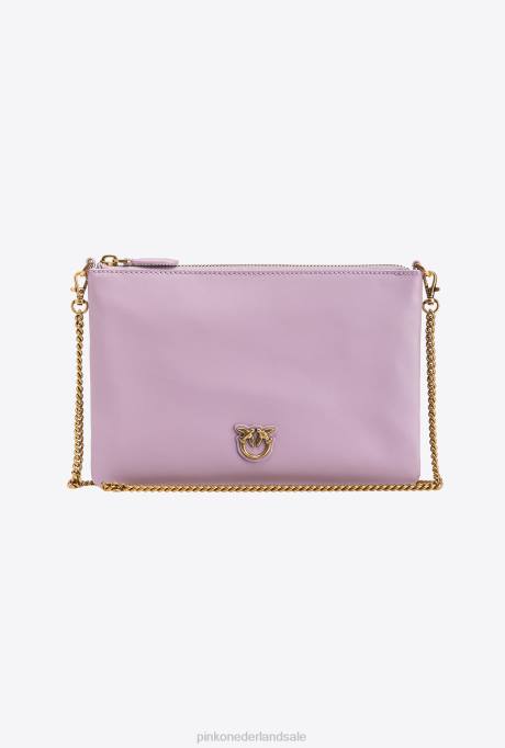crossbodytassen | L4881185 klassieke platte liefdestas gewoon Pinko iris-antiek goud