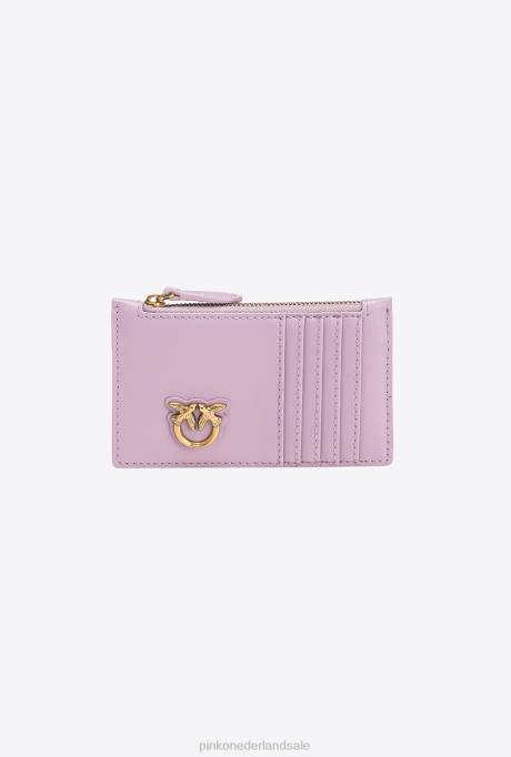 clutches | L4881182 kaarthouder met ritssluiting Pinko iris-antiek goud