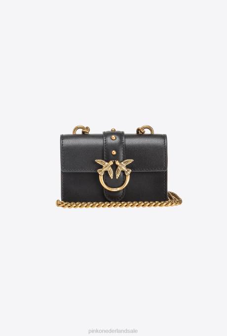 microlove-zakjes | L4881205 micro love bag een gewoon Pinko wit-antiek goud