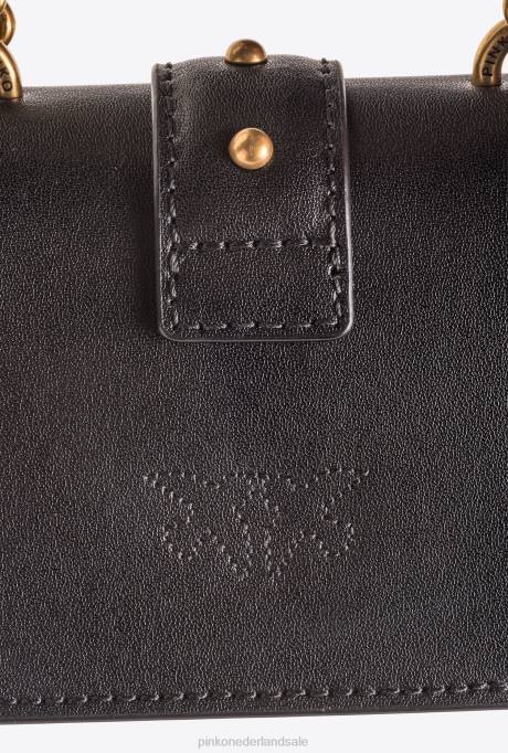 microlove-zakjes | L4881205 micro love bag een gewoon Pinko wit-antiek goud