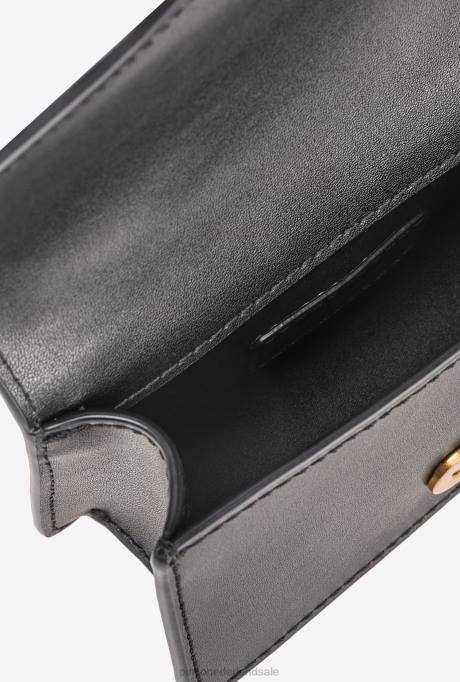 microlove-zakjes | L4881205 micro love bag een gewoon Pinko wit-antiek goud