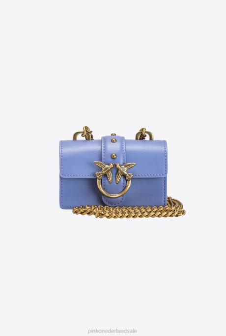 microlove-zakjes | L4881211 micro love bag-pictogram eenvoudig Pinko lavendel-antiek goud