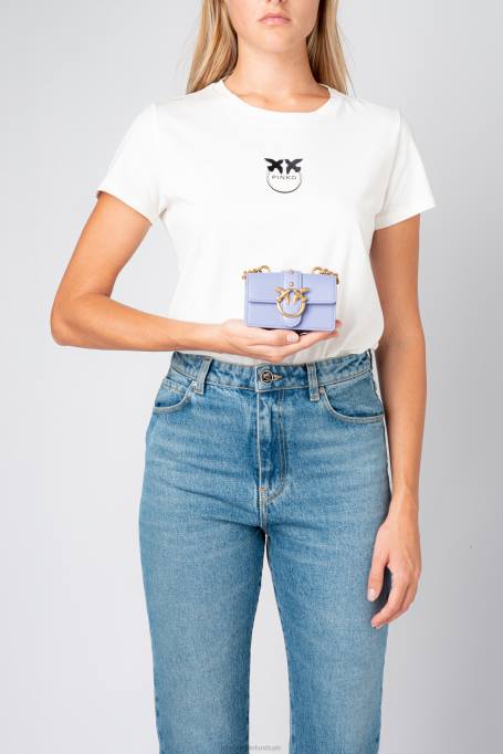 microlove-zakjes | L4881211 micro love bag-pictogram eenvoudig Pinko lavendel-antiek goud