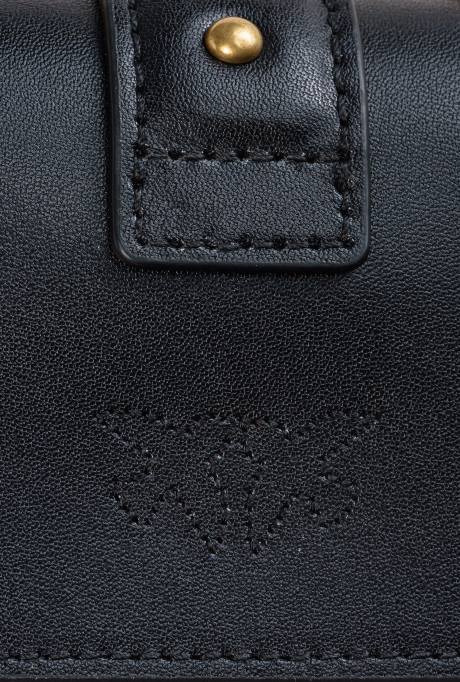 microlove-zakjes | L4881213 micro love bag-pictogram eenvoudig Pinko zwart-antiek goud