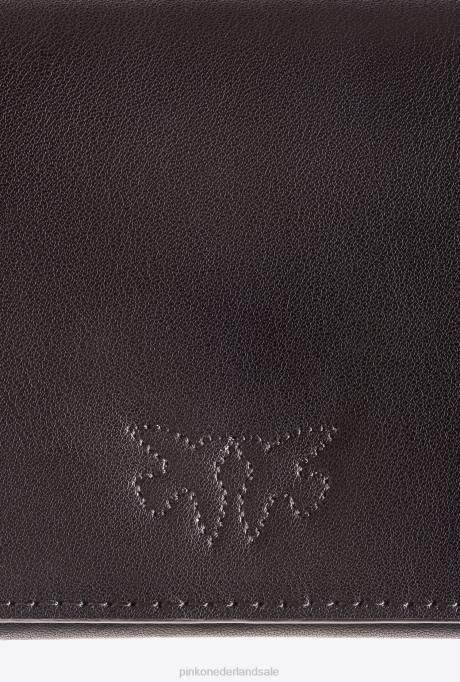 microlove-zakjes | L4881222 micro love bag klik gewoon Pinko zwart-antiek goud