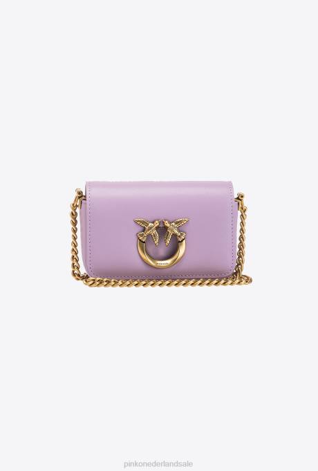 microlove-zakjes | L4881223 micro love bag klik gewoon Pinko iris-antiek goud