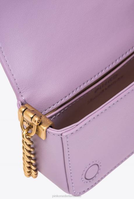 microlove-zakjes | L4881223 micro love bag klik gewoon Pinko iris-antiek goud