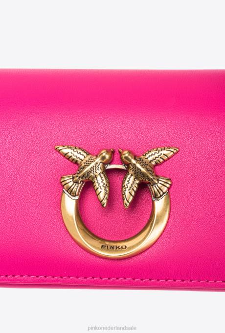 microlove-zakjes | L4881224 micro love bag klik gewoon Pinko roze-antiek goud