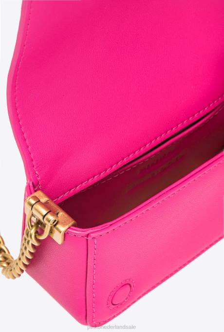 microlove-zakjes | L4881224 micro love bag klik gewoon Pinko roze-antiek goud